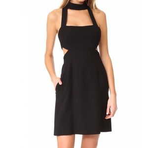 Jill Jill Stuart Halter Strap Side Cut Out Dress
